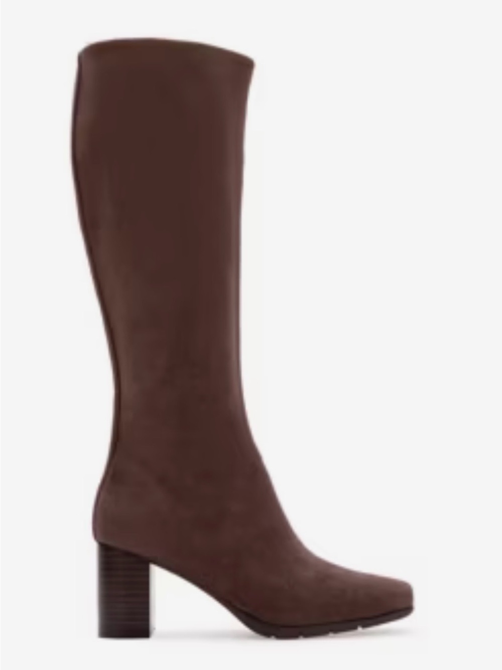 AEROSOLES Women's Tall Brown Block Heel Knee Boots